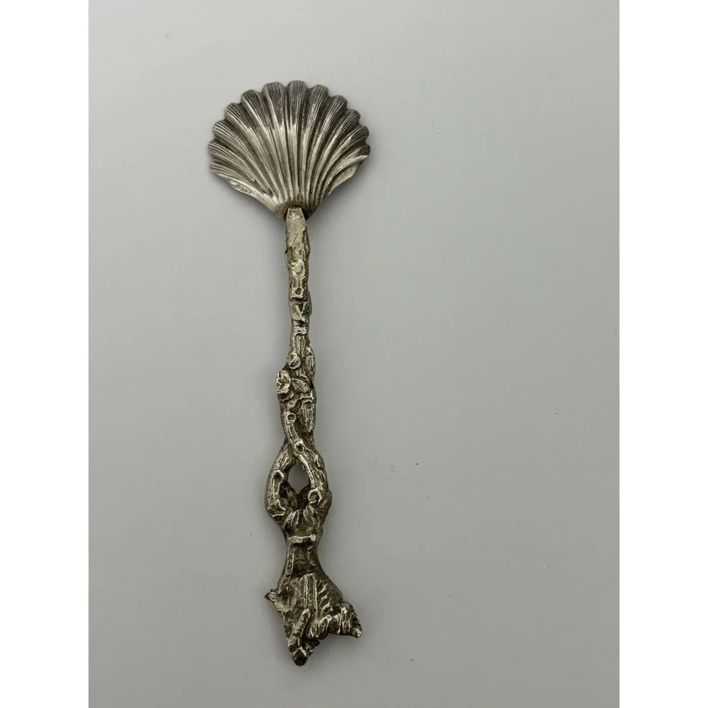 Vintage Souvenir Spoon Collectible Italy Montagnani Scalloped Shell